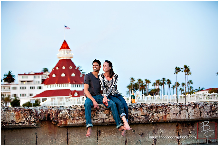 Engagement shoot Hotel Del