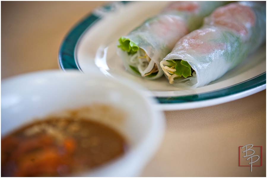 pho ca dao egg rolls