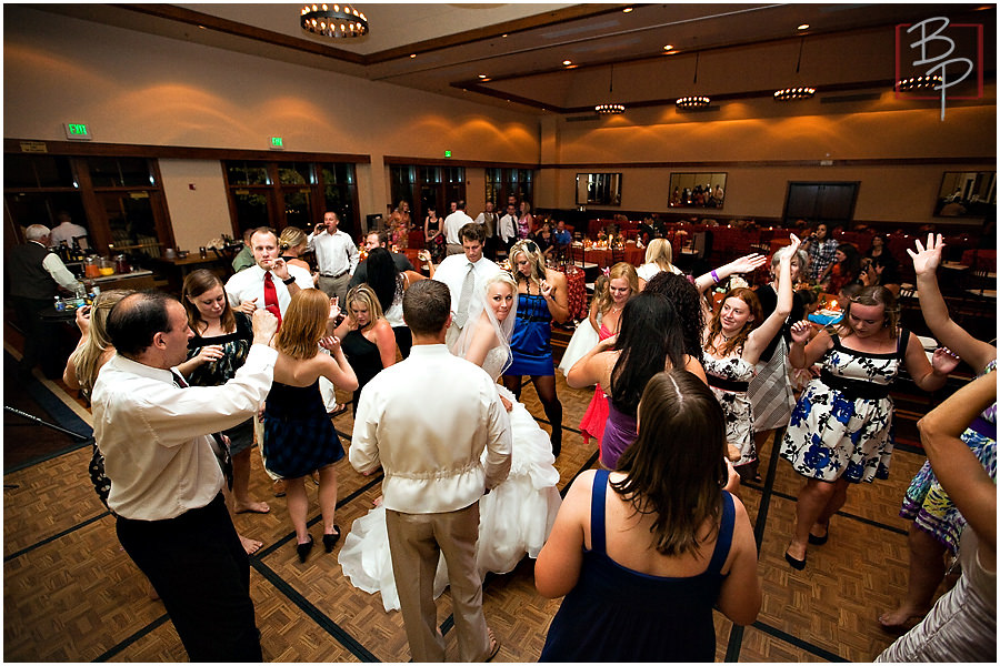 Reception dancing at Hyatt Lake Tahoe