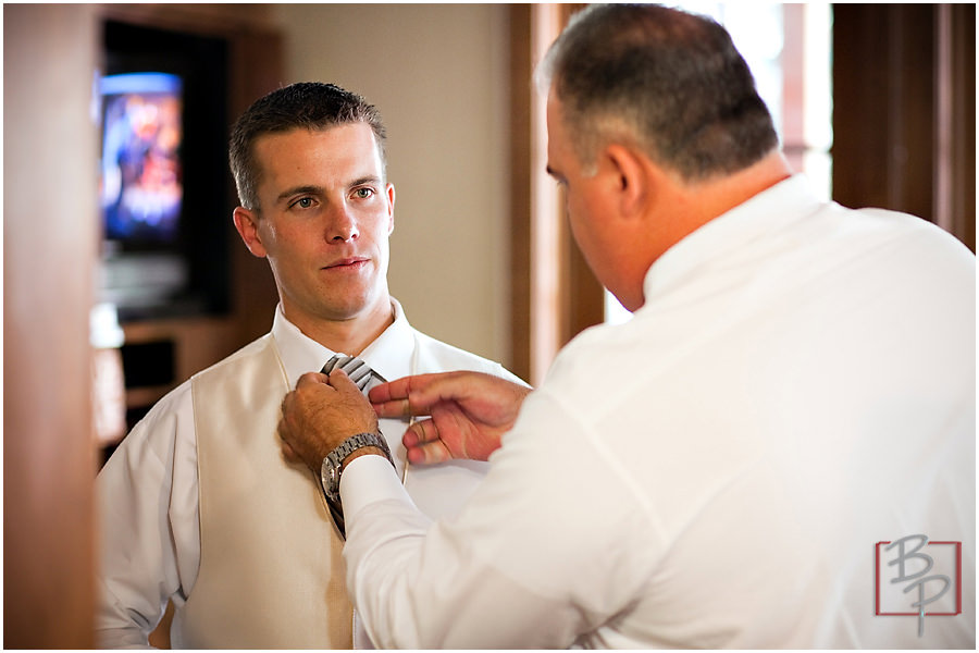 Outdoor wedding party portraits Groomsmen