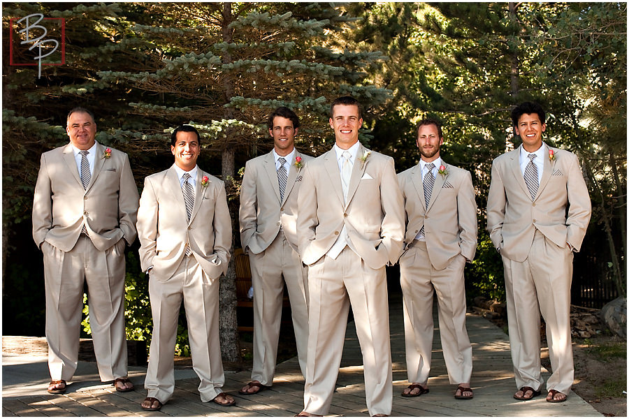 Lakeside bridesmaids outdoor portraits