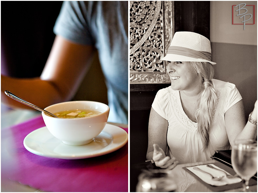 Thai Soup Plate and San Diego Photographer at Siam Nara Restaurant in San Diego 