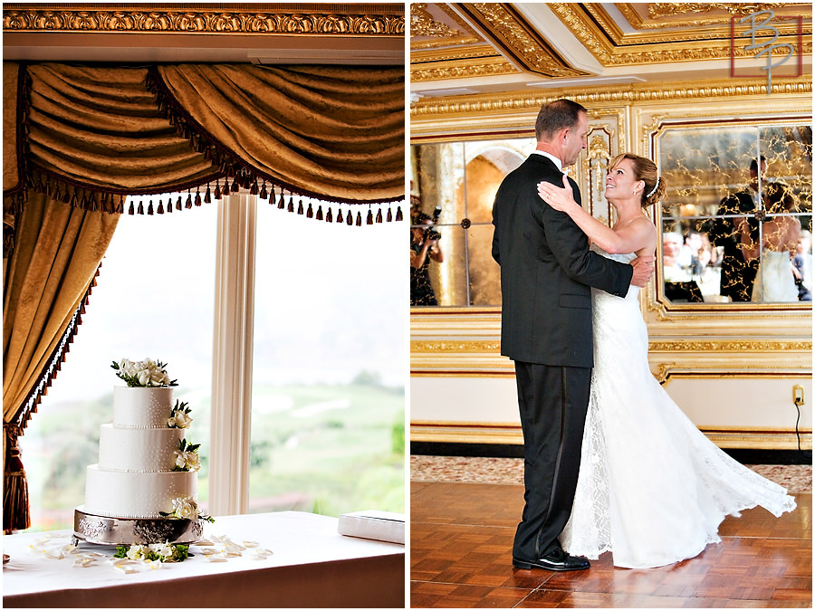 Indoor Wedding Details Cake