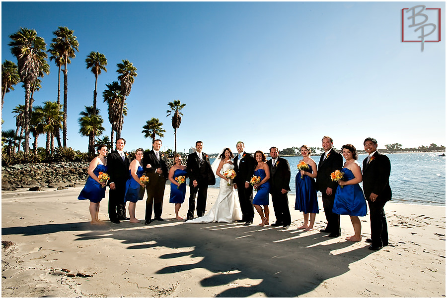 Paradise Point San Diego Wedding Beach Portrait