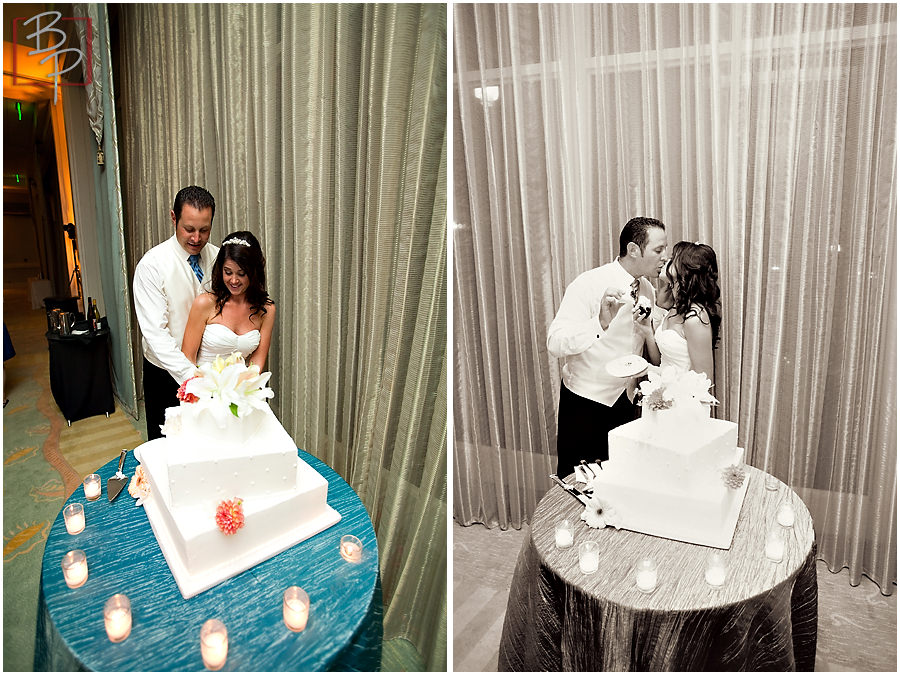 San Diego Wedding Cake Cutting