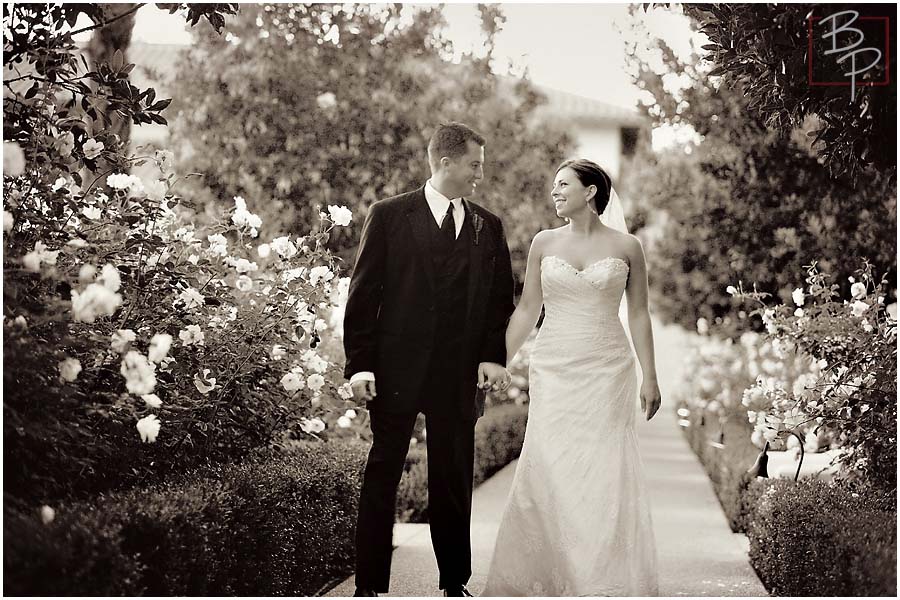 Bride and groom portrait