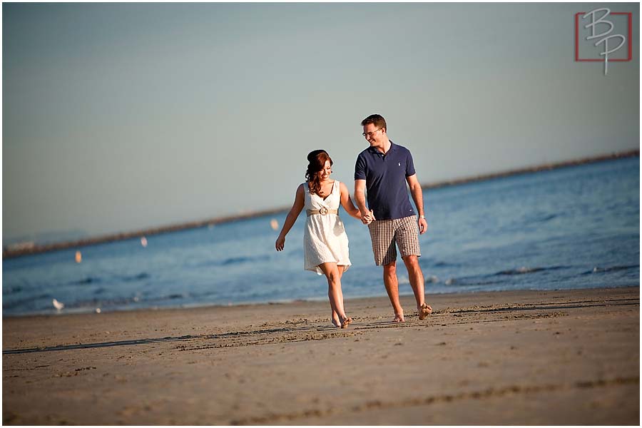 Couple at Orange County Beach