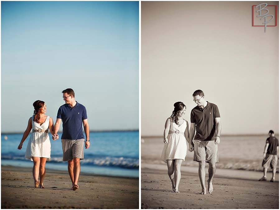 Couple at Orange County Beach 