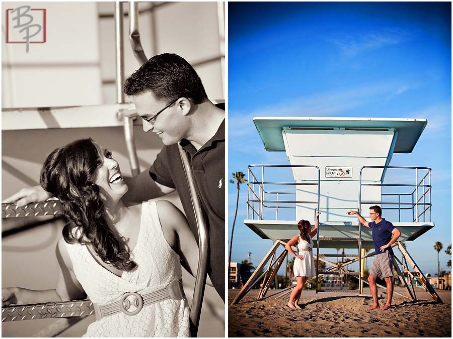 Couple at Orange County Beach 