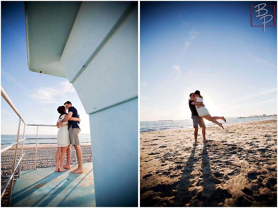 Couple at Orange County Beach 