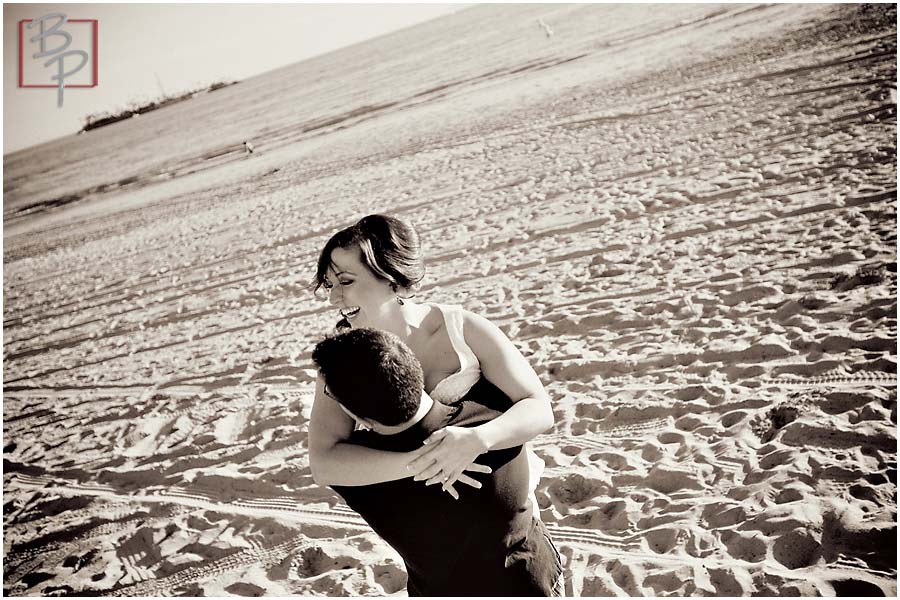 Couple at Orange County Beach