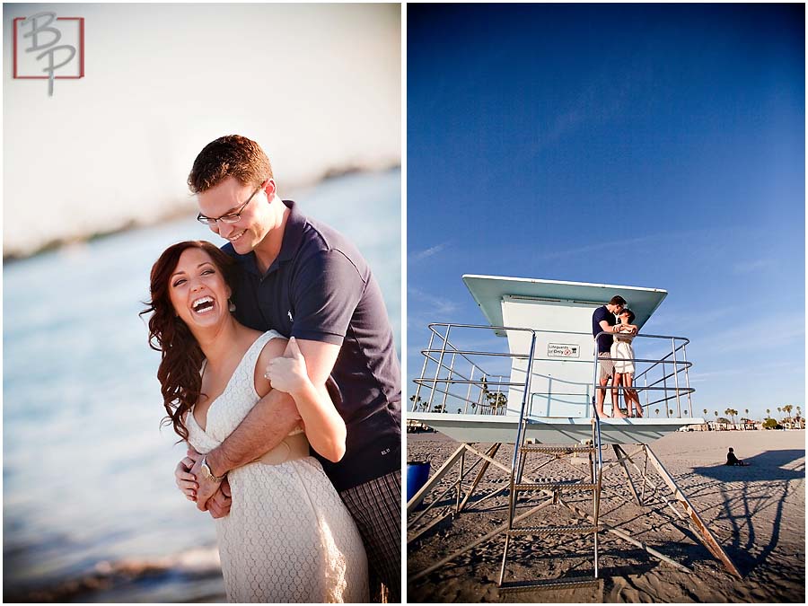 Couple at Orange County Beach