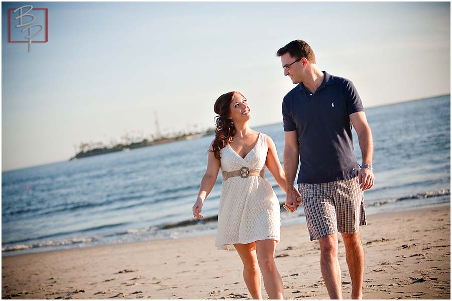 Couple at Orange County Beach 