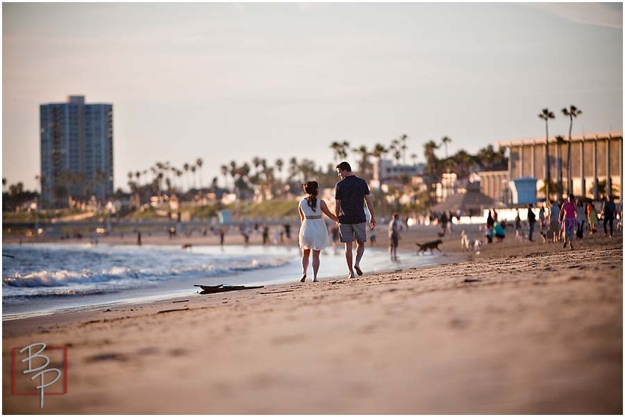 Couple at Orange County Beach 