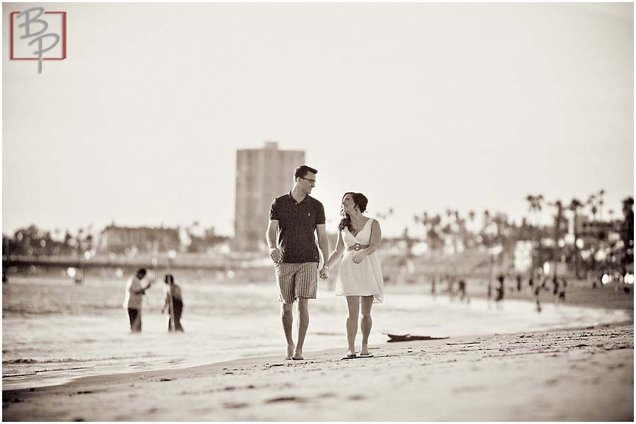 Couple at Orange County Beach 