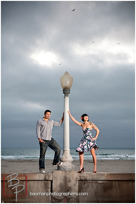Engagement session in Mission Beach