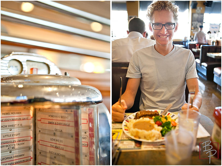 Photographs of lunch outing in San Diego