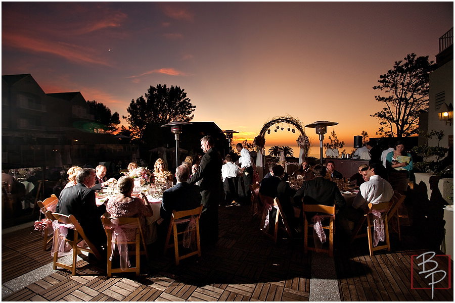 L'Auberge Del Mar Hotel wedding ceremony