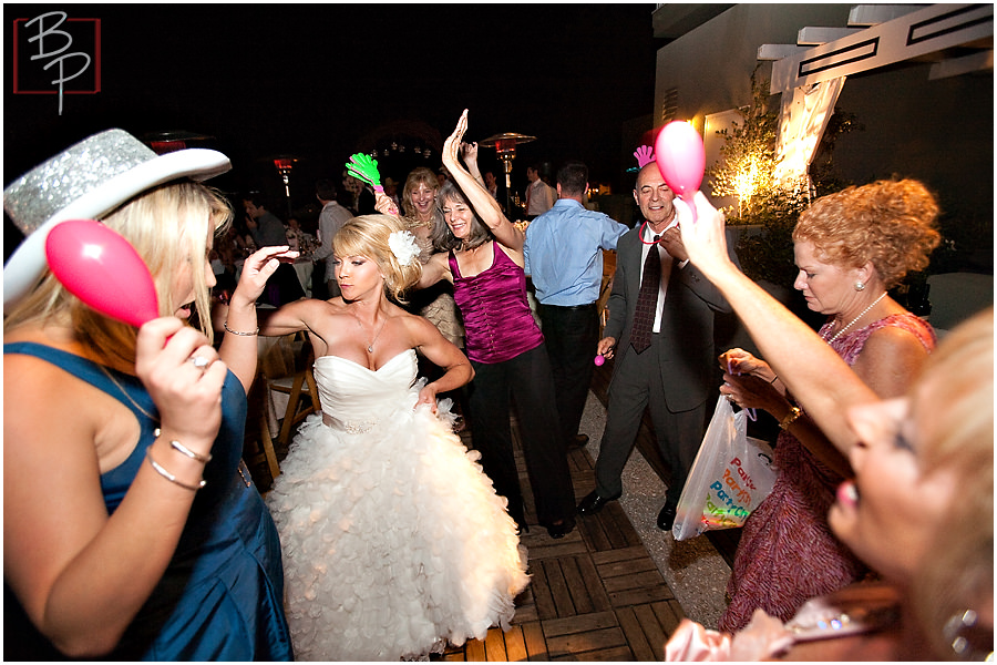 Dancing at the wedding reception