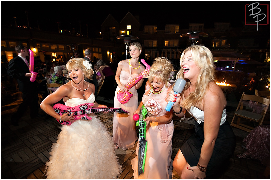 Wedding reception at L'Auberge in Del Mar