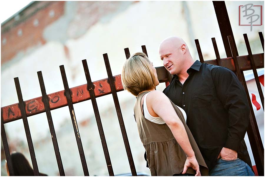 Couple at Gaslamp, Downtown San Diego 