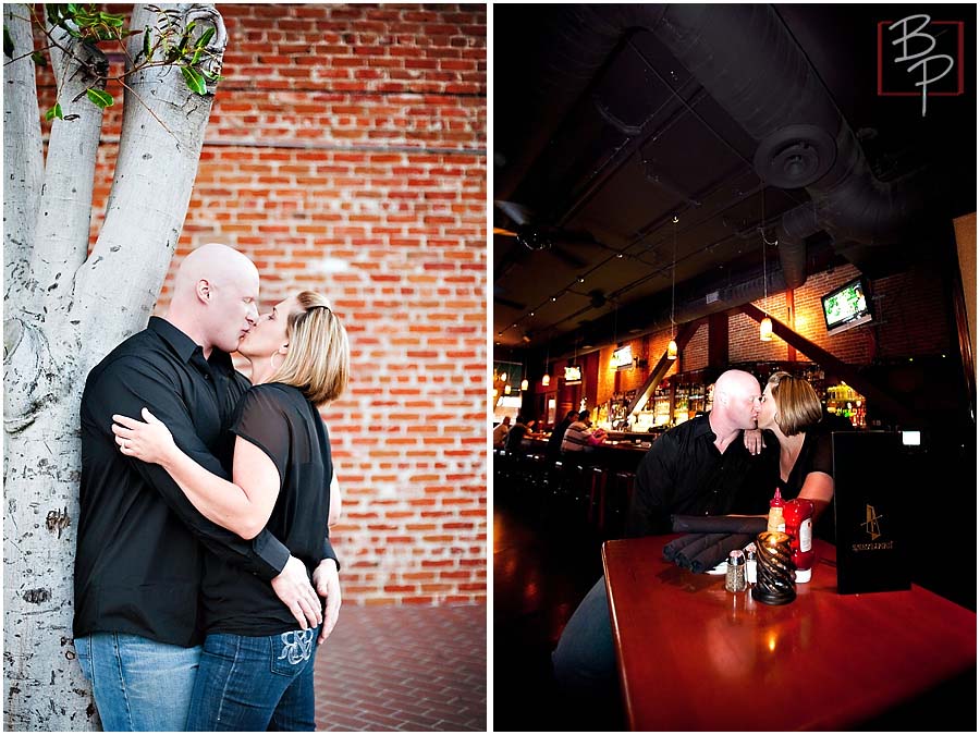 Couple at Gaslamp, Downtown San Diego 