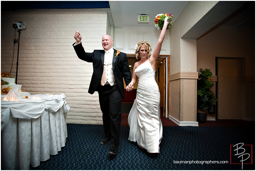 Island Club wedding arrival