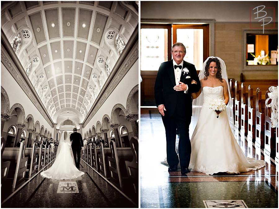 a gorgeous bride at a gorgeous church!