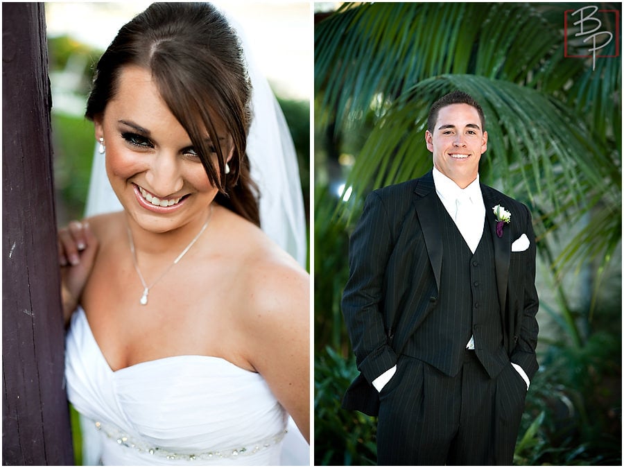 Photographs of the bride and groom