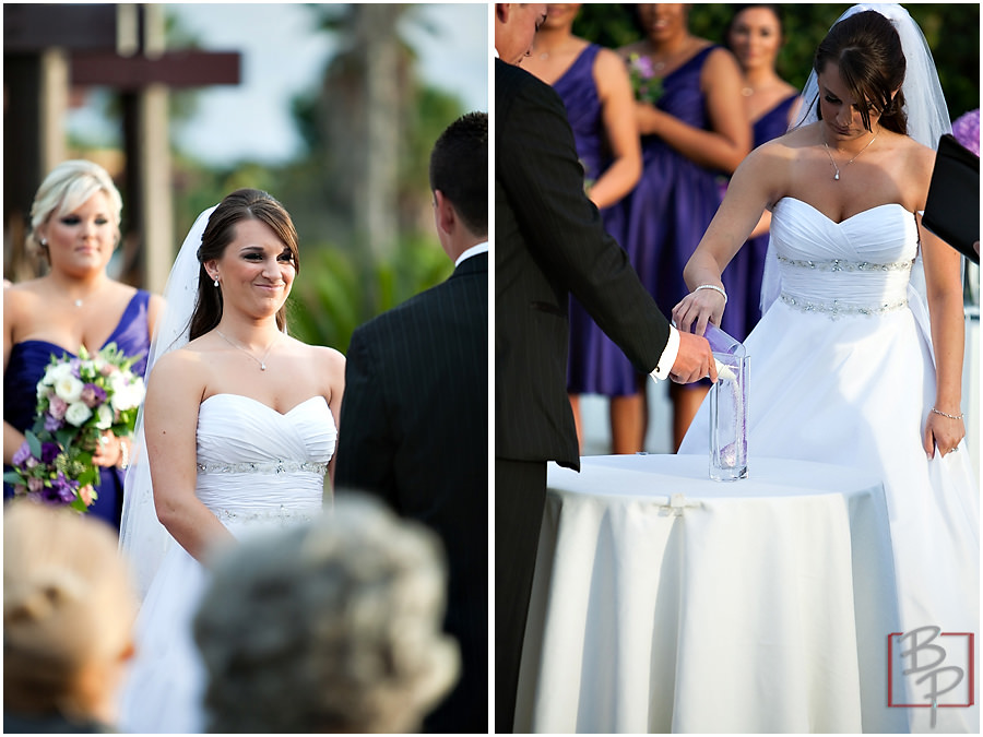 Paradise Point Hotel wedding ceremony photographs