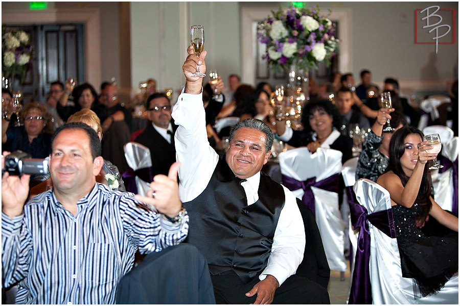 Toasts in Paradise Point Hotel photography