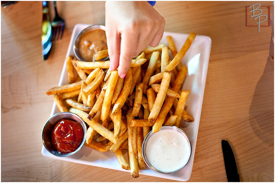 Stacked french fries