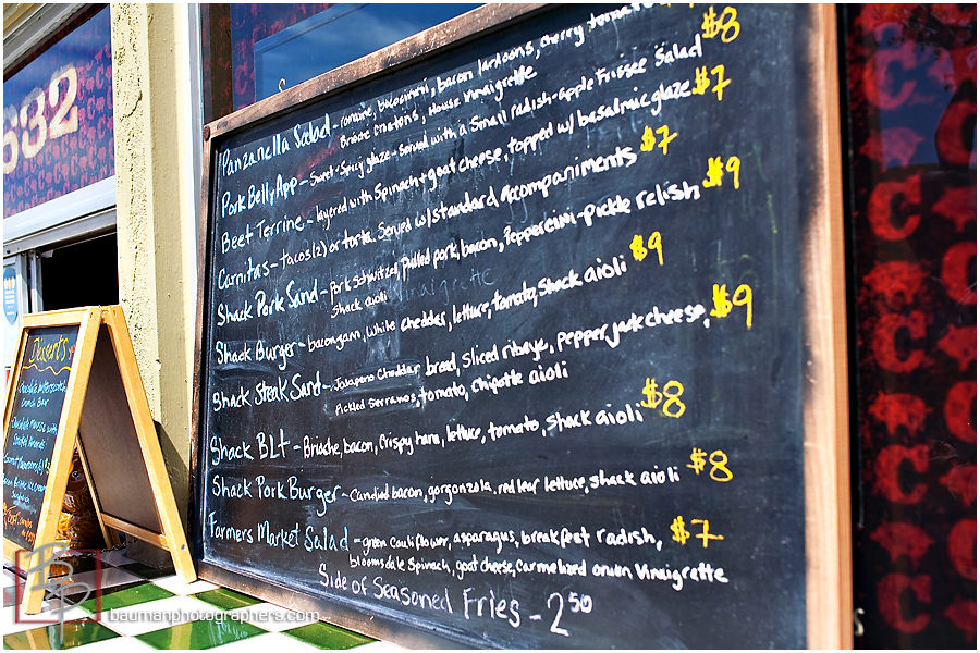 menu of Carnitas Snack Shack