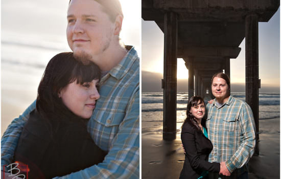 Beach and Pier Engagement :: San Diego, CA